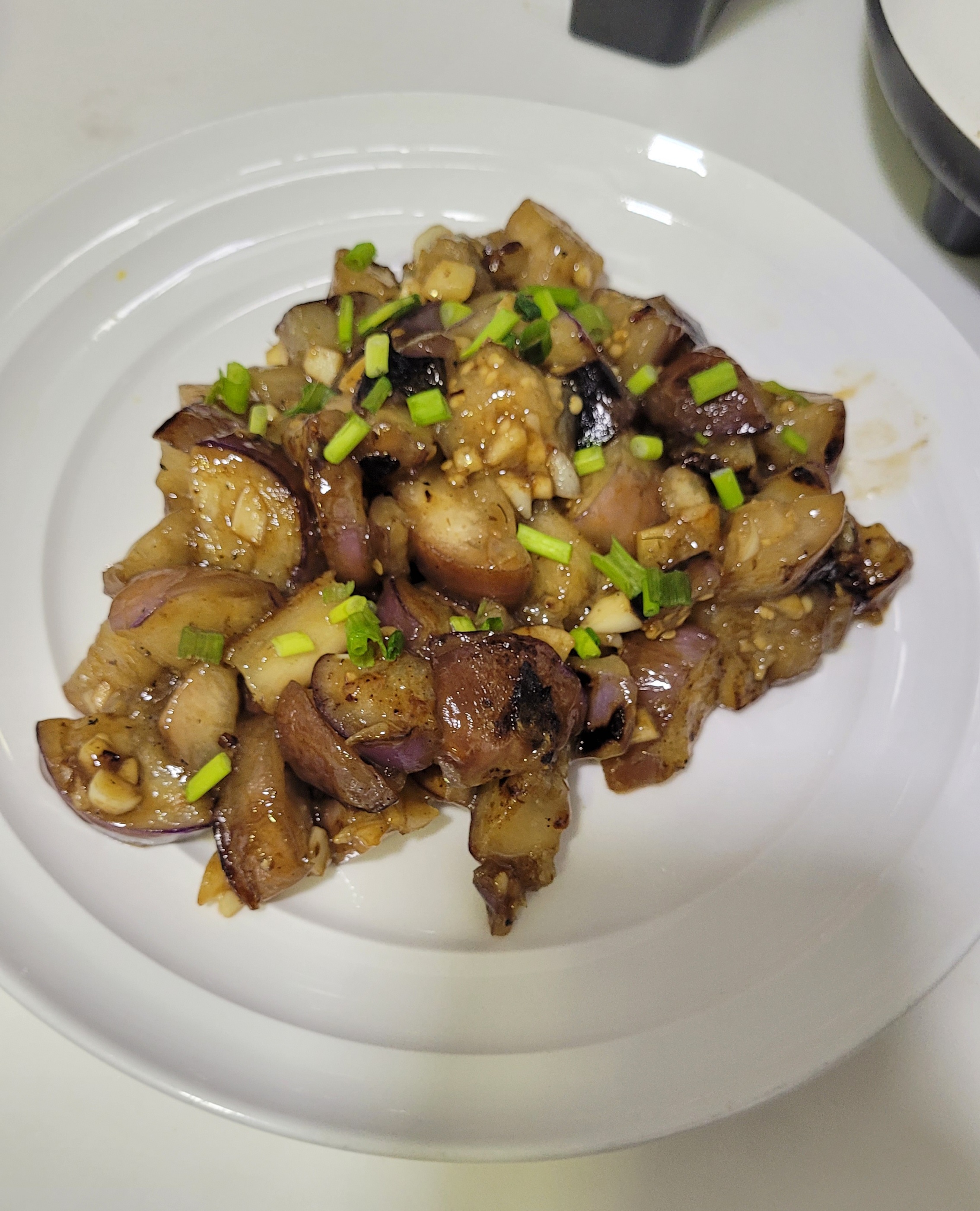 Eggplant with Garlic Sauce